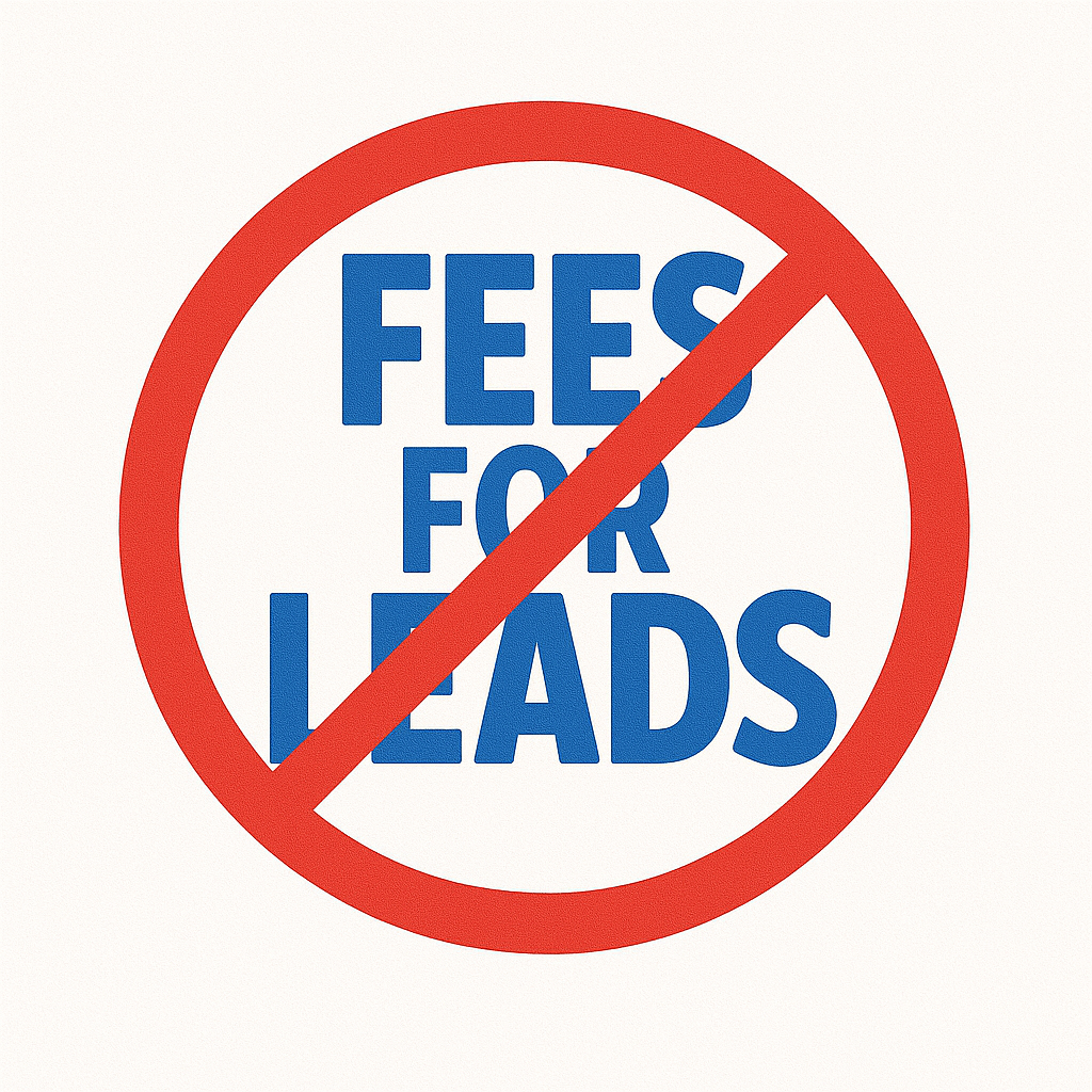 Comparison of lead fees - HUDU offers zero fees for leads